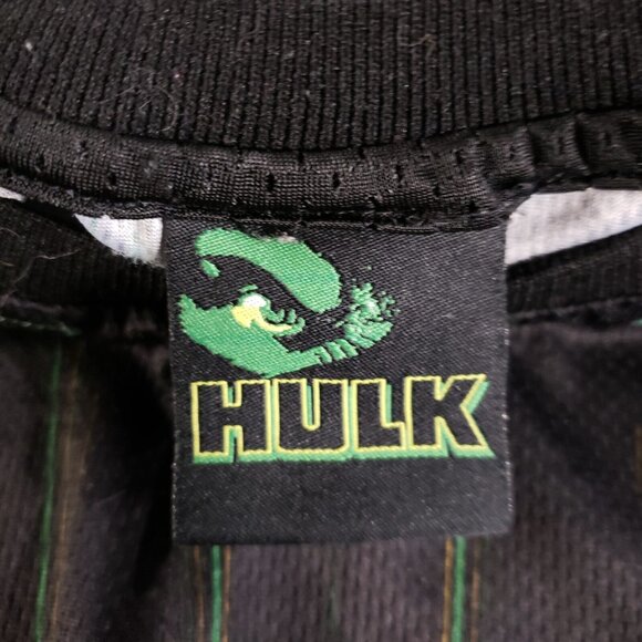 2003 The Hulk Shirt Green Gold Movie NTD Marvel Official Polyester Men's Medium - Picture 10 of 16